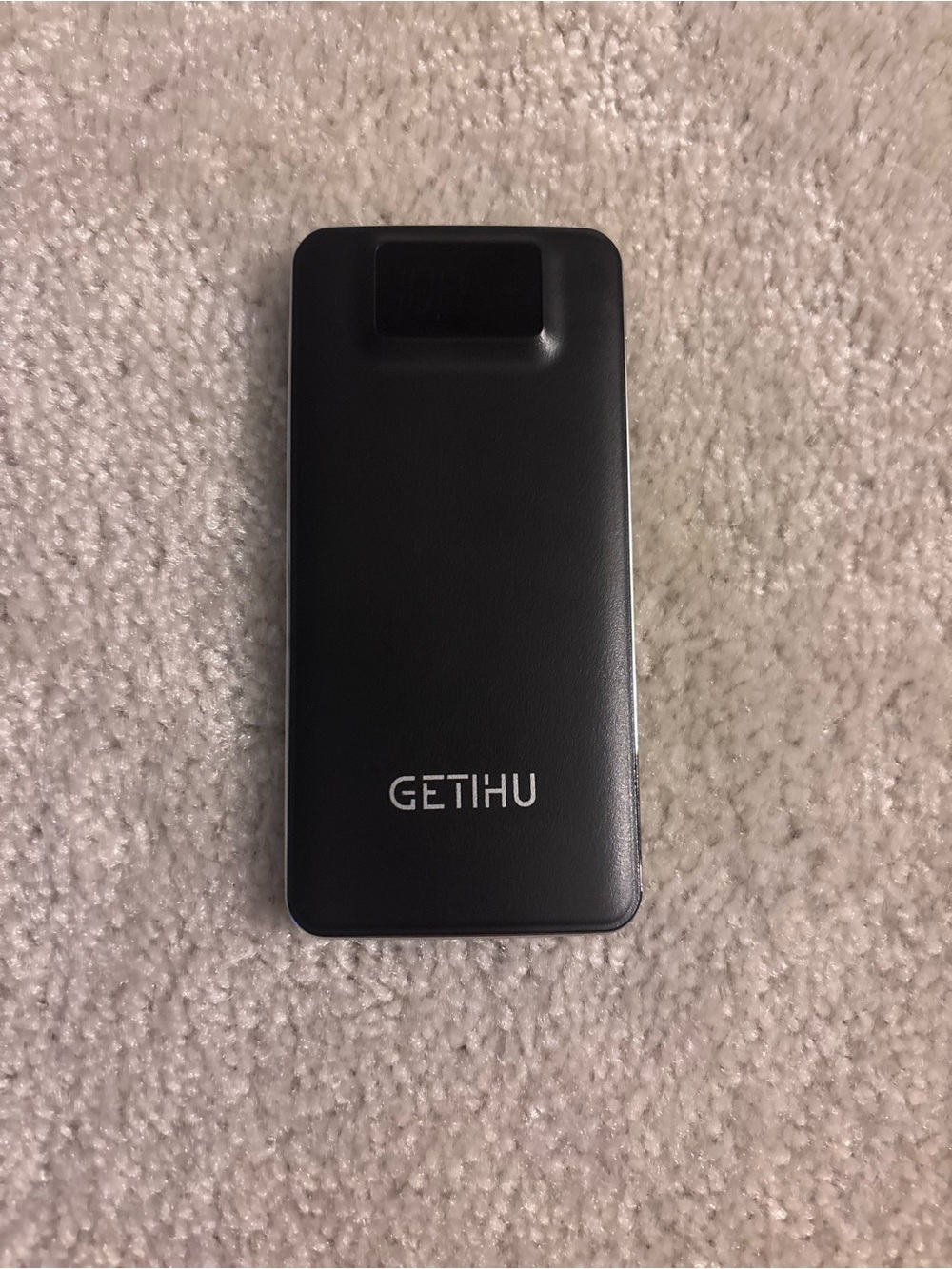 GETIHY Black Portable Power Bank Charger with Light - Model: BG-140